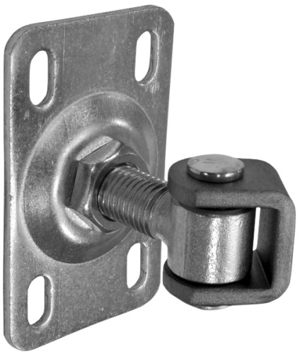 15.250.02 - Zawias M20 regulowany - podstawa fasola 120 x 75 x 4